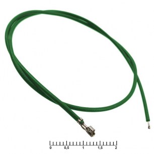 HB 2,00 mm AWG26 0,3m green разъемы питания низковольтные