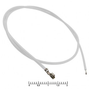 HB 2,00 mm AWG26 0,3m white разъемы питания низковольтные