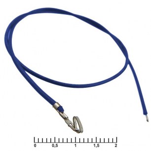 HU 2,54 mm AWG26 0,3m blue разъемы питания низковольтные