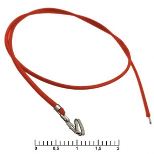 HU 2,54 mm AWG26 0,3m red разъемы питания низковольтные