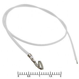 HU 2,54 mm AWG26 0,3m white разъемы питания низковольтные