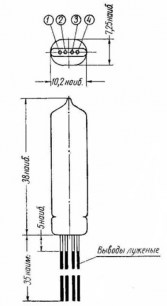 2Д3Б радиолампы  даташит схема