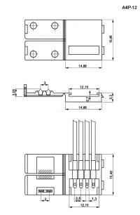 A4P-12 15cm светодиодная лента RUICHI даташит схема