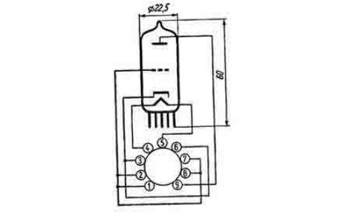 6С4П-ЕВ радиолампы  даташит схема