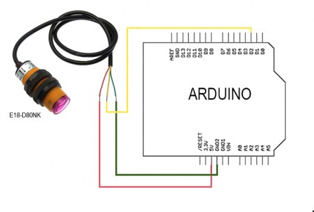 E18-D80NK электронные модули (arduino) RUICHI даташит схема