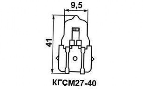 КГСМ27-40 лампы галогеновые  даташит схема