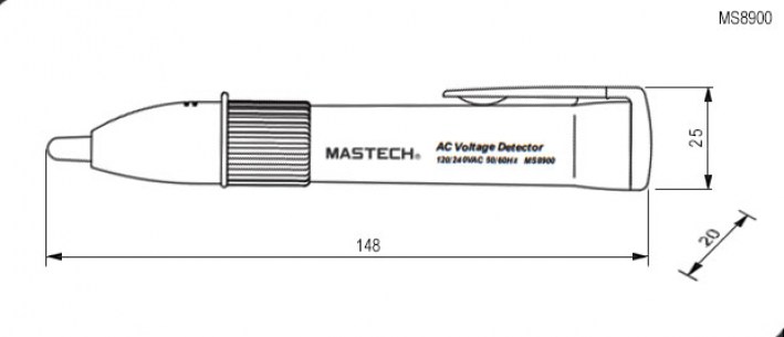 MS8900 (MASTECH) индикаторы сети,пробники MASTECH схема фото