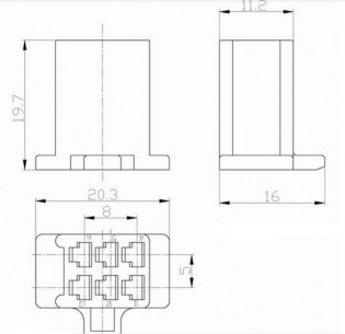 DJ7061A-2.8-21 автомобильный соединитель RUICHI даташит схема