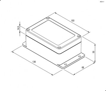 AD2-4-1(131*68*50) корпус для рэа RUICHI даташит схема