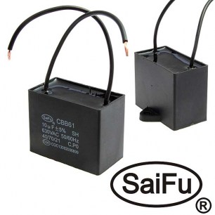 CBB61 10uF 630V (SAIFU) конденсатор пусковой